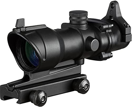 ACEXIER 4X32 Zielfernrohr Sniper Crosshair Sight Zielfernrohr mit 20mm Picatinny-Schienenhalterung Jagdtaktiken Airsoft Guns Optisches Visier