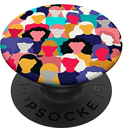 Cute Strong Women Empowerment Activist Feminism PopSockets mit austauschbarem PopGrip