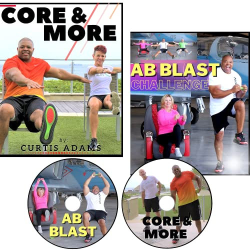 AB Blast Übungs-DVDs für Senioren und Anfänger, Taillenbetonung, stärker, geringe Auswirkung, keine Bodenübung für Senioren, DVD, Stuhlübungen für Senioren für Senioren und Senioren für den Rumpf.