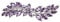 EVER FAITH Damen Haarkamm CZ Marquise Shaped Hibiskus Blume Blatt Haarspange Clip Lila Silber-Ton