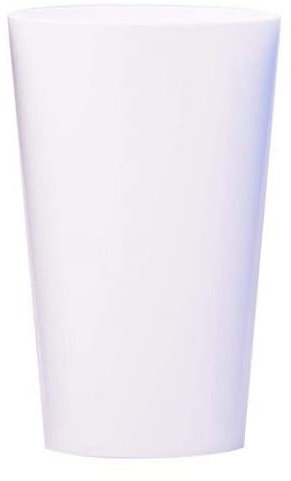 SANYGIENE Gobelet Plastique Réutilisable | Capacité Utile - 25cl - Max : 33cl | Lot de 50 Gobelets | Translucide Aspect Givré | Bière - Jus de Fruits - Sodas | Lave Vaisselle Ok (jusqu'à 500 lavages)