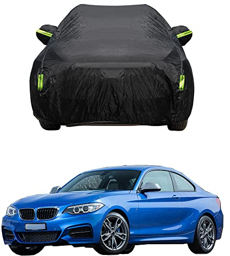 Maxure Outdoor Auto abdeckplane, für BMW 2 Series 216i 218i 220i 223i 225i 228i 230i Vollgarage Wasserdicht Staubdichte Wetterfest Hagelschutz UV-beständig Autoabdeckung,F44