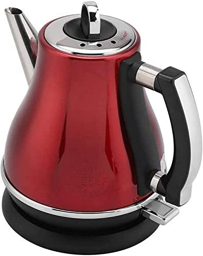 REJOON 1.2L Electric Water Kettle Pot Electric Pour-Over Kettle for Coffee and Tea Double Wall Stainless Steel with Auto Shut-Off and Boil Dry Protection
