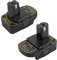 ZLWAWAOL DM18RL Battery Adapter with USB Plug and Type C Compatible with Dewalt 20V Lithium Ion Battery and Milwaukee M18 Converted to Ryobi 18V P108 ABP1801 Battery