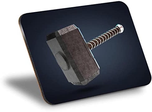1x MDF Cork Placemat - Thor Hammer God Hero Drink Cup Mug Glass Table Protection Mat #52269