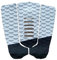 rockible 3 Teiliges Surfbrett Traktionspad, Schwanzpad, Wassersport, Surfhaftung, Eva Deck Griffmatte, Deck Pad für Stand Up Paddleboard, Boot, Longboard, Schwarz Weiß 31x30cm