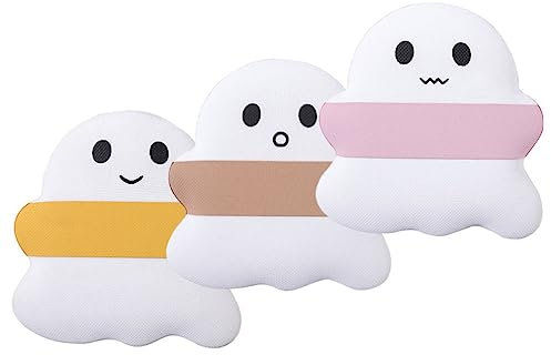 FOMIYES 3stücke Süßer Makeup-puff Geister-design Trocken Und Nass Verwendbar Puderquaste Für Flüssige Foundation Concealer Und Mehr Für Präzise Anwendung Im Gesicht