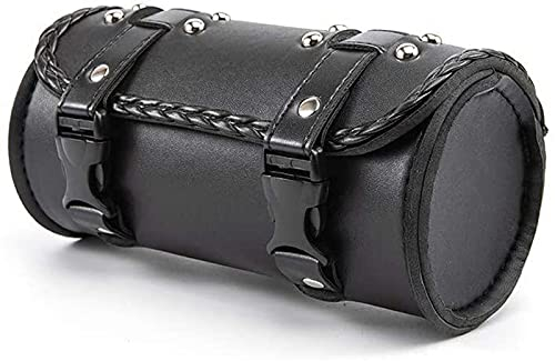 Maxzord Motorrad Tasche PU Leder Fahrrad Lenker Werkzeug Tasche Sissy Bar Roll Aufbewahrung Tasche Sattel Tasche, Universal