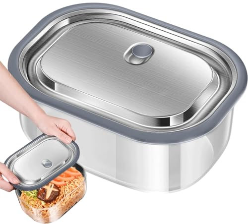 OZLMBERN Frische Wrap Box Haushalt Hohe Borosilikatglas Lunch Box Mikrowelle Kann Verwendet Werden Küche Kühlschrank Versiegelte Box