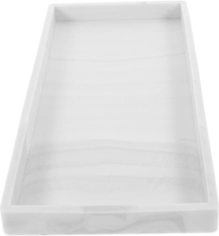 Badezimmer Tablett Organizer aus Silikon, Weiß, 1 Stück