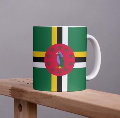 Dominica Tasse Flagge Pot Kaffeetasse National Becher Kaffee Cup Büro Tee