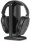 Cuffie wireless per TV con supporto di ricarica trasmettitore RF da 2,4 GHz, volume personale, plug and play, 30 m, cuffie Bluetooth TV wireless per anziani, nessun ritardo, supporto OPT/RCA/AUX, nero