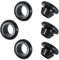Qrity 9 PCS Rubber Grommet, Electrical Conductor Gasket Ring, Electrical Grommets for Protecting Wires, Plugs and Cables, ID 30mm Mount Dia 35mm