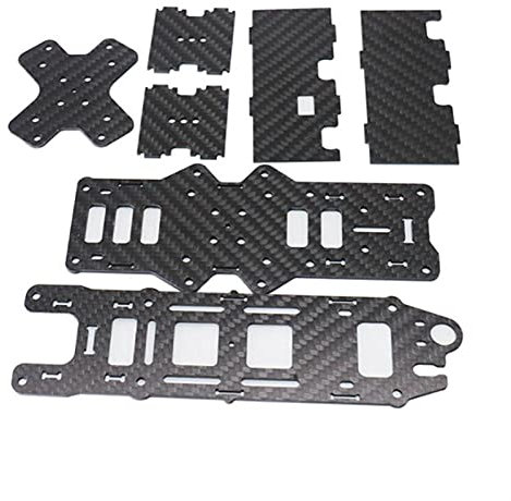 ZEMNLO Rahmen X220 Zubehör Kit FPV Racer Ersatzteil FPV RC Racing Drone Quadrocopter-Rahmenarme
