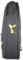 Y 1 Hockey, A.PRO Elite Schlägertasche, gepolsterte Gurte, für Spieltag, Schuhfach, Platz für 4 Schläger, 105 l, Schwarz/Gold
