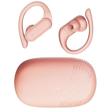 Auricular Bluetooth Auriculares Xiaomies A520 Bluetooth Deportivos Resistentes Al Agua Gancho para Oreja Control Táctil Estéreo Alta Fidelidad Y Micrófono Auriculares Deportivos(C)