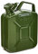 BW© Jerrican en métal pour essence 5 l Vert olive RAL 6003 Certifié TÜV et homologation ONU Fabriqué en Europe