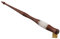 JNJOOD Stylo de calligraphie en bois avec gravure anglaise, support pour stylo de calligraphie oblique avec stylos en verre, accessoires, A