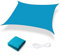 Moboo Sonnensegel Sonnenschutz Sonnendach Balkon Wetterschutz wasserabweisend Winddicht PES 420D 96% UV-Schutz für Garten Outdoor Blau, 1.3x3m