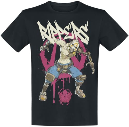 Borderlands Rippers Männer T-Shirt schwarz Fan-Merch, Gaming