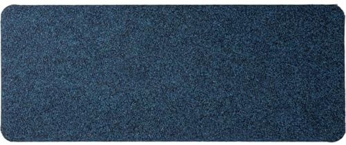 ANRO Schuhparkplatz Fußmatte rutschfest Fußabtreter Schmutzfangmatte Indoor Sauberlaufmatte schmal Abtropfmatte für Eingang Uni Blau 35 x 75 cm