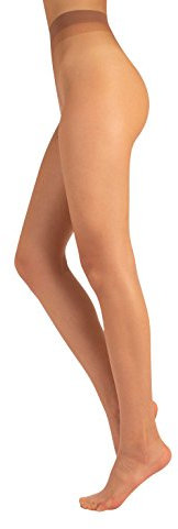 COLLANT POUR L’ETE | COLLANT VOILE AVEC FIL PRECIEUX SIDERIA | COLLANT INVISIBLE | 8 DEN | SUNKISS, NATURAL TAN | MADE IN ITALY (3-M, natural tan)