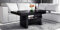 Design Couchtisch Tisch HLU-111 Schwarz Hochglanz Schublade höhenverstellbar ausziehbar Esstisch