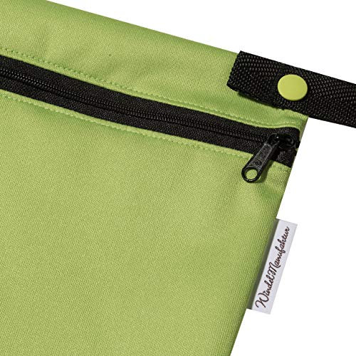 Windelmanufaktur Wetbag, atmungsaktive und wasserabweisende Nasstasche - Made in Germany (groß, hellgrün)