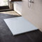 SONNI Piatto Doccia 140x70 cm, conEffetto Ardesia e Struttura Antiscivolo, Piatto Doccia Super Piatto Bianco Comprensivo di Sifone e Griglia