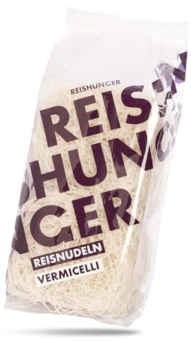 REISHUNGER Reisnudel Vermicelli (8 x 400g) Perfekt für asiatische Wok Gerichte - in verschiedenen Größen erhältlich