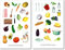 Kochen Sticker Set | Aufkleber Kochbuch | Journal Sticker | Obst und Gemüse Sticker | Sticker, Sticker Rezepte, Küche