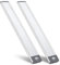 Luz LED con sensor de movimiento, iluminación debajo del mostrador, luces nocturnas inalámbricas recargables por USB, luz que funciona con pilas, luz de 54 LED para armario, armario, armario (paquete