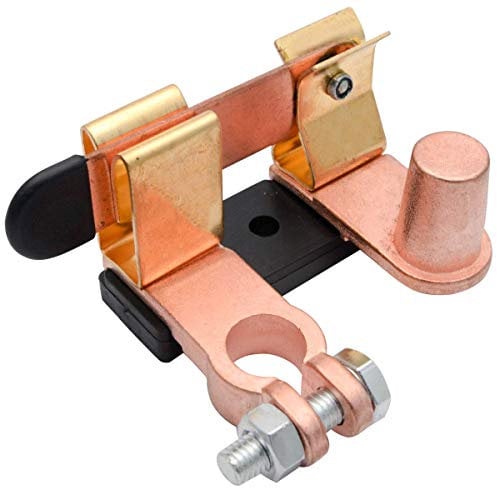 Isolateur de batterie, Coupure de courant du commutateur d'isolateur de batterie de fourgon de voiture Déconnectez la borne supérieure coupée Auto Voiture Van