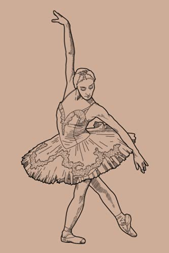 Ballett: Notizbuch (120 Seiten, 15x23cm, gepunktet) Dotted Bullet Grid Tagebuch Journal