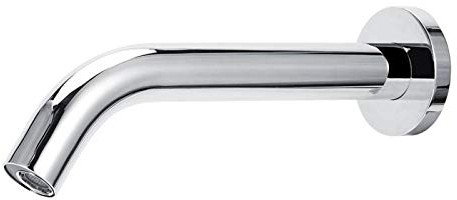 lyrlody Grifo de Baño, Grifo con Sensor de Infrarrojos Montado en la Pared, Material de Acero Inoxidable, Grifo de Activación del Sensor, Adecuado para Baño, Cocina, Hotel