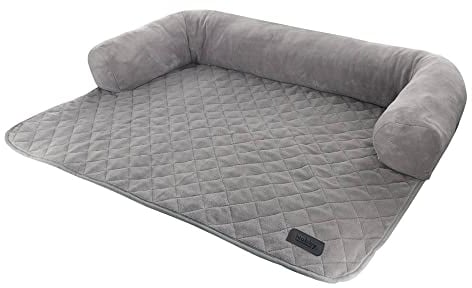Nobby 61771 Sofamatte eckig PENKA grau; L x B x H: 91 x 74 x 10 cm