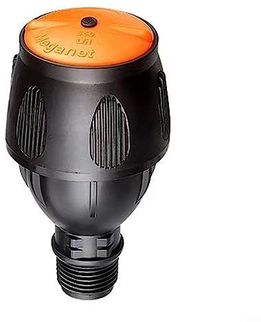 Soporte de aspersor de trípode, aspersor giratorio para patio de gran área, aspersores de riego de riego giratorio automático de para 360 grados, de aspersor doméstico, boquilla naranja