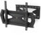 Hama Support Mural TV Inclinable Pivotant Extensible Garantie 10ans (TV 32 à 65 165cm 40Kg Max, VESA, 180°, 3 articulations, Cadenas Antivol, Gestion Câble, Chevilles Fisher) Noir