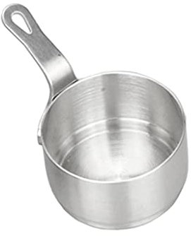 Milageto Mini Casserole Antiadhésive en Acier Inoxydable - Outils de Cuisine Essentiels, 50ml, 50ml