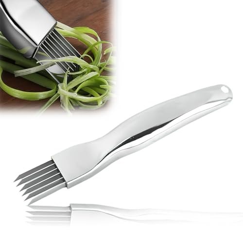 QTTRPCU Zaubermesser, Edelstahl Silk The Knife, 2024 New Petersilienschneider, Multifunktionale Food Slicer Gadget (1PCS)