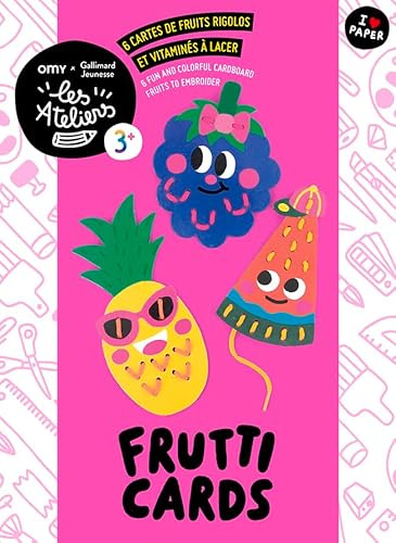 Frutti cards: 6 cartes de fruits rigolos et vitaminés à lacer