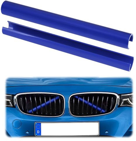 2 x Kühlergrill-Einsatz, Streifen, kompatibel mit V-Verstrebungen, Kühlergrill-Abdeckung, Zubehör