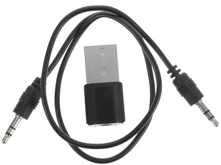 Tofficu USB Audio Empfänger Kabelloser Aux Funkempfänger Audioanschluss Für Heim-Stereo-systeme Und Lautsprecher Schwarz