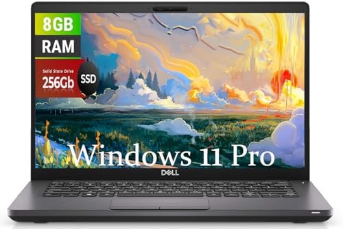 Dell Latitude 5400 - Computer portatile professionale, 14 FHD(1920x1080), Intel Core i5-8350 1.7GHz, 8GB RAM DDR4, 256GB SSD, tastiera QWERTY USA, Windows 11 Pro (ricondizionato)