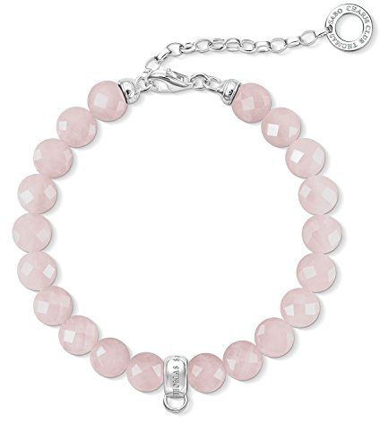 Thomas Sabo X0227-034-9-L18,5v quarz Charm Armband mit Länge 16cm + 4 cm Verlängerung,rosa