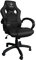 Triton A1 Sedia gaming Ergonomica e basculante, Girevole e regolabile in altezza, Schienale e seduta imbottiti, Braccioli imbottiti, Nera