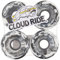 Cloud Ride! 65mm Cruisers Longboard-Räder, Schwarzer Marmor, 65 mm