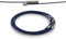 WEBandBUY 3 Halsreifen aus Edelstahl Magnetverschluss Länge ca. 43 cm Farbe: Kornblumenblau