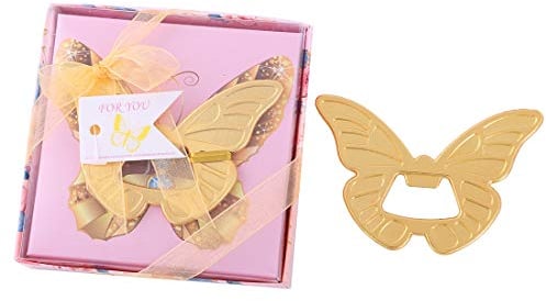24 pcs Butterfly Bottle Opener Wedding Favors and Gifts with Exquisite Packaging Box Wedding Gifts for Guests Wedding Baby Shower Souvenirs Party Supplies by WeddParty(Butterfly,24pcs)