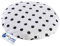 Medi Partners Kirschkernkissen Wärmekissen Körnerkissen für Babys 180g rund 15cm Öko Natur 100% Baumwolle Wärme + Kältetherapie Massagetherapie (Dots)